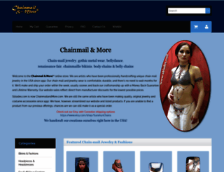 chainmailandmore.com screenshot