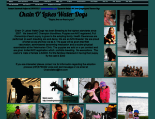 chainolakeswaterdogs.com screenshot