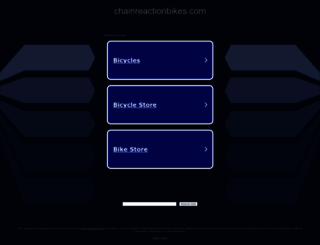chainreactionbikes.com screenshot