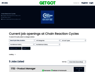 chainreactioncycles.getgotjobs.co.uk screenshot