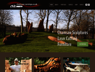 chainsaw-carvings.co.uk screenshot