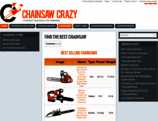 chainsawcrazy.com screenshot