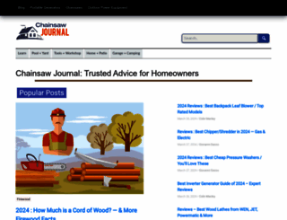 chainsawjournal.com screenshot