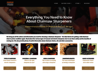 chainsawsharpener.co.uk screenshot