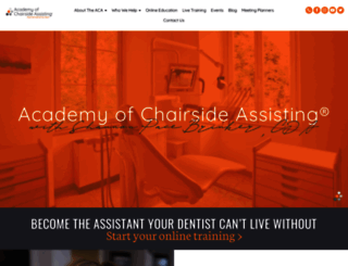 chairsideassisting.com screenshot