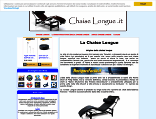 chaiselongue.it screenshot