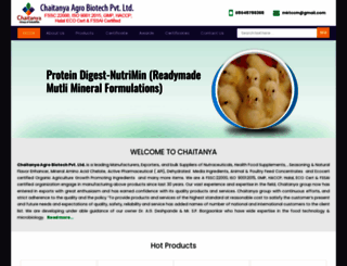 chaitanyaagrobiotech.co.in screenshot