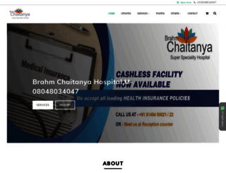chaitanyasuperspecialityhospital.com screenshot