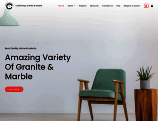 chaithanyagraniteandmarble.com screenshot