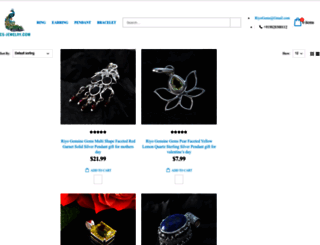chakra-silver-jewelry.com screenshot