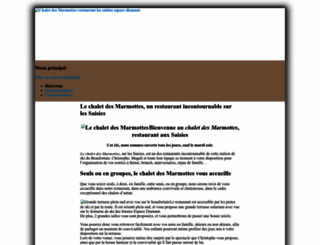 chalet-des-marmottes.com screenshot