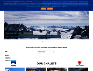 chaletchardons.com screenshot
