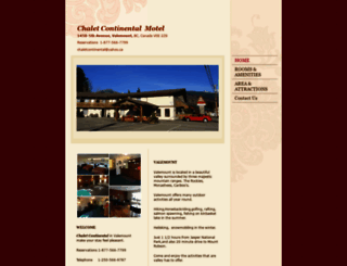 chaletcontinental.com screenshot