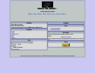 chaletdelbosco.forumattivo.com screenshot