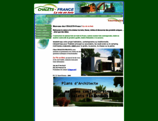 chalets-france.com screenshot