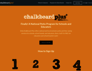 chalkboardplus.com screenshot