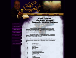 chalkevangelist.com screenshot