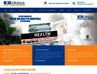 challaeyecare.com screenshot