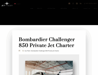 challenger850aircraft.com screenshot