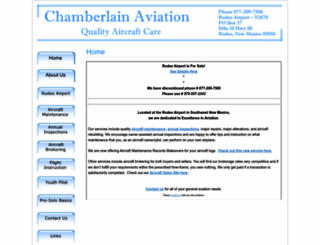 chamberlainaviation.com screenshot