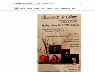 chambermusicgallery.weebly.com screenshot