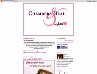 chambersbeauandme.blogspot.com screenshot