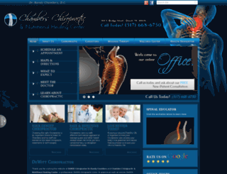 chambersfamilychiro.com screenshot