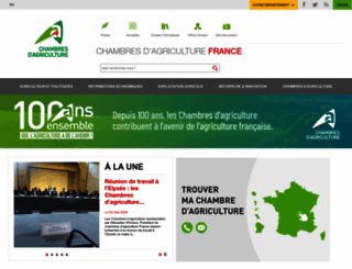 chambres-agriculture.fr screenshot