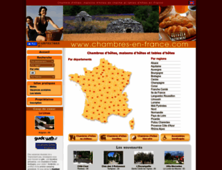 chambres-en-france.com screenshot