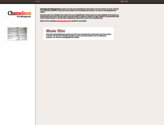 chameleon-arts.co.uk screenshot