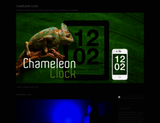 chameleonclock.wordpress.com screenshot