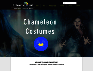 chameleoncostumes.com.au screenshot