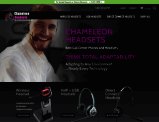 chameleonheadsets.com screenshot