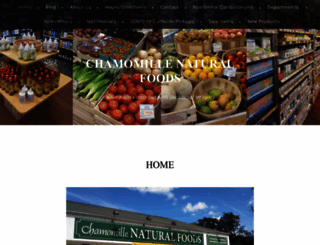 chamomillenaturalfoods.wordpress.com screenshot