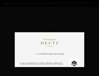 champagne-deutz.com screenshot