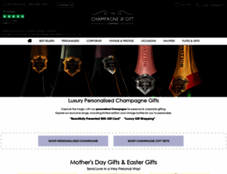 champagneandgifts.co.uk screenshot
