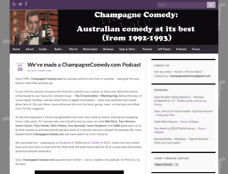champagnecomedy.com screenshot