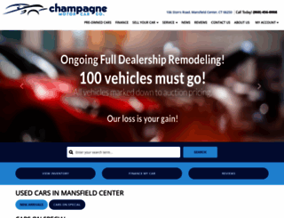 champagnemotorcarcompany.com screenshot