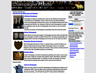 champagnepoodle.com screenshot