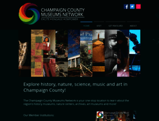champaigncountymuseums.org screenshot