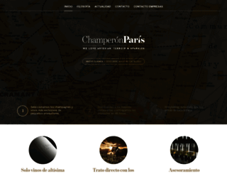 champeronparis.com screenshot