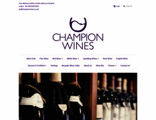 champion-wines.myshopify.com screenshot