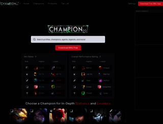 champion.gg screenshot