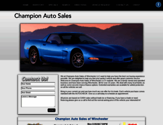 championautosalesva.com screenshot
