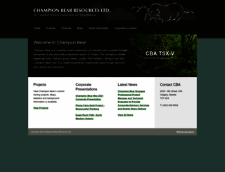 championbear.com screenshot