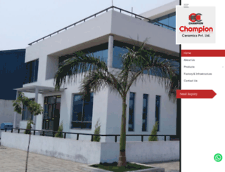 championceramics.in screenshot
