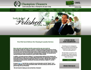 championcleanersfl.com screenshot