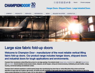 championdoor.com screenshot