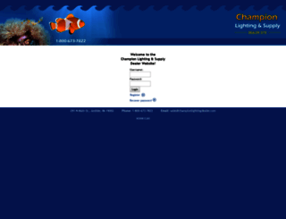 championlightingdealer.com screenshot