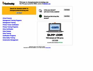 championmakerstraining.com screenshot